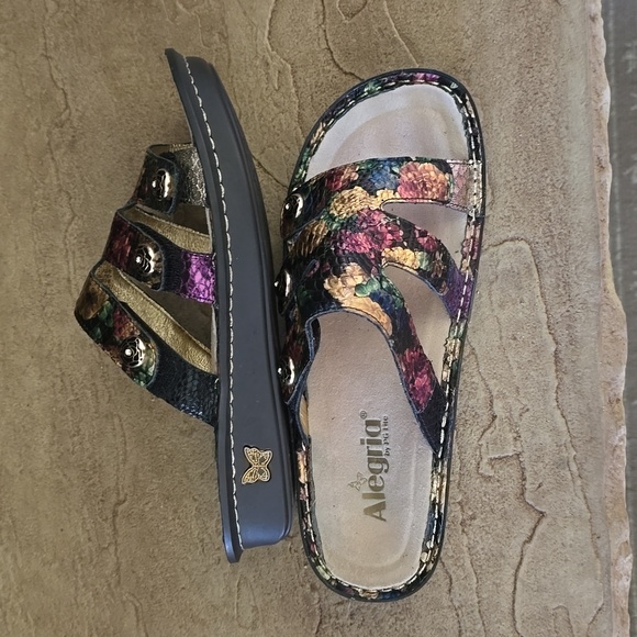 Alegria size 39 or women's 8 sandals shoes multi color - Picture 2 of 4